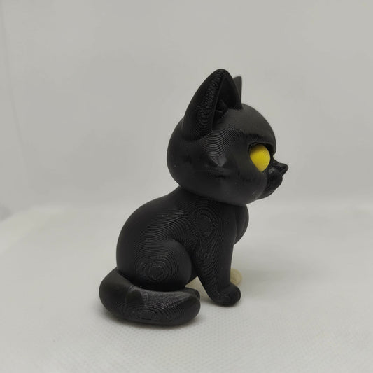 Porta-chaves Gato Meio-Esqueleto