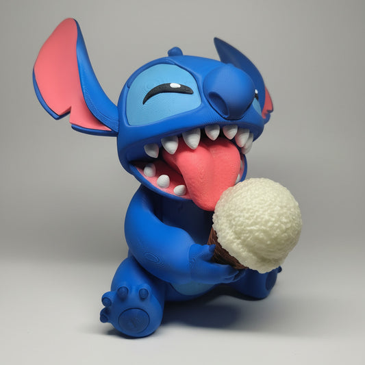 Stitch a comer gelado
