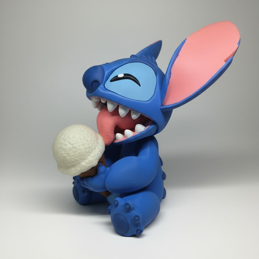 Stitch a comer gelado