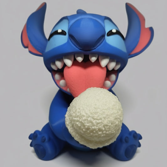 Stitch a comer gelado