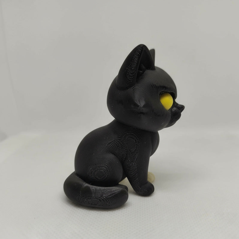 Porta-chaves Gato Meio-Esqueleto